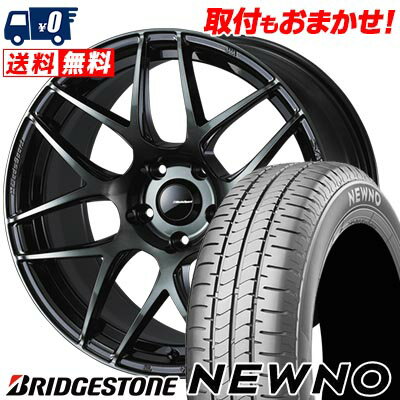 215/45R17 91W XL BRIDGESTONE ブリヂストン NEWNO WedsSport SA-27R ウェッズスポーツ SA-27R サマータイヤホイール4本セット 【取付対象】