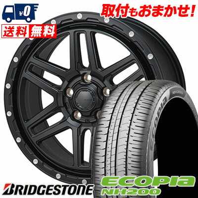215/60R16 95H BRIDGESTONE ECOPIA NH200 HI-BLOCK ERDE サマータイヤホイール4本セット 【取付対象】