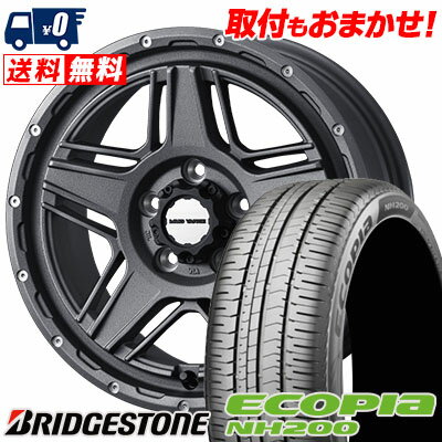 205/55R16 91V BRIDGESTONE ブリヂストン ECOPIA NH200 エコピア NH200 MUDVANCE 07 マッドヴァンス07 サマータイヤホイール4本セット【取付対象】