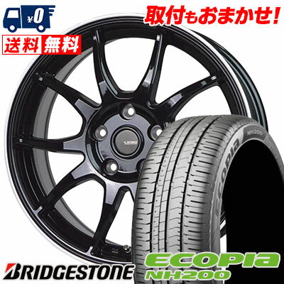 205/55R16 91V BRIDGESTONE ブリヂストン ECOPIA NH200 エコピア NH200 G-SPEED P-06 Gスピード P-06 サマータイヤホイール4本セット【取付対象】