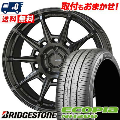 215/45R17 91W XL BRIDGESTONE ブリヂストン ECOPIA NH200 GALERNA REFINO ガレルナ レフィーノ サマータイヤホイール4本セット 【取付対象】