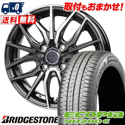 185/65R15 88S BRIDGESTONE ECOPIA NH200C Precious AST M4 サマータイヤホイール4本セット 【取付対象】