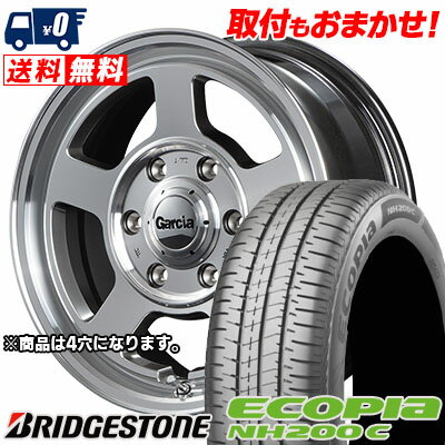 155/65R14 75H BRIDGESTONE ブリヂストン ECOPIA NH200C エコピア NH200C Garcia Chicago5 ガルシア シカゴ5 サマータイヤホイール4本セット【取付対象】