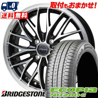 175/65R14 82S BRIDGESTONE ECOPIA NH200C Chronus CH-113 サマータイヤホイール4本セット 【取付対象】