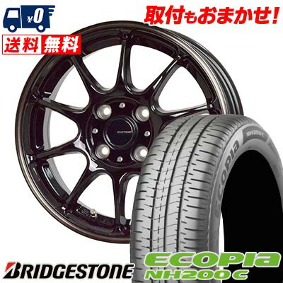 155/65R13 73S BRIDGESTONE ECOPIA NH200C G-SPEED P-07 サマータイヤホイール4本セット 【取付対象】
