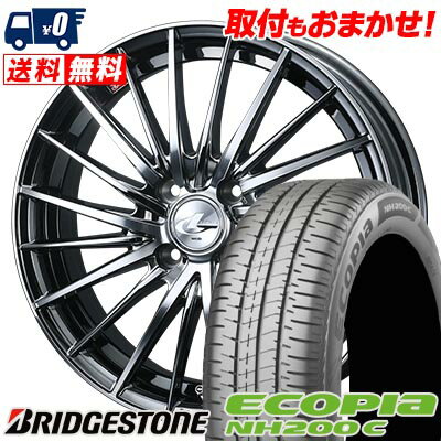 185/65R15 88S BRIDGESTONE ECOPIA NH200C LEONIS FR サマータイヤホイール4本セット 【取付対象】