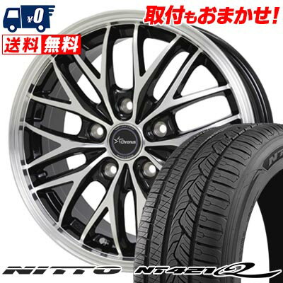 225/55R19 99V NITTO NT421Q Chronus CH-113 サマータイヤホイール4本セット 【取付対象】