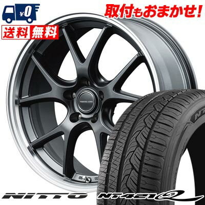 235/60R18 107W XL NITTO NT421Q VERTEC ONE EXE5 Vselection サマータイヤホイール4本セット 【取付対象】