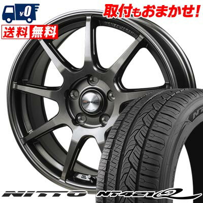 215/60R17 96V NITTO NT421Q MONZA R VERSION FS99 サマータイヤホイール4本セット 【取付対象】