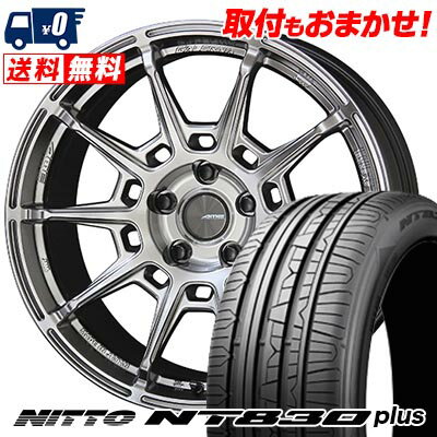 235/40R18 95Y NITTO ニットー NT830 plus GALERNA REFINO ガレルナ レフィーノ サマータイヤホイール4本セット 【取付対象】