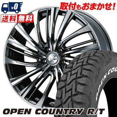 215/65R16 109/107Q TOYO TIRES OPEN COUNTRY R/T WHITE LETTER LEONIS FR サマータイヤホイール4本セット 【取付対象】