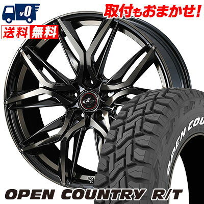215/65R16 109/107Q TOYO TIRES OPEN COUNTRY R/T WHITE LETTER LEONIS LM サマータイヤホイール4本セット 【取付対象】