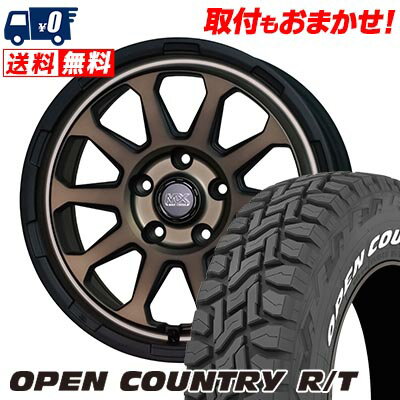 215/65R16 109/107Q TOYO TIRES OPEN COUNTRY R/T WHITE LETTER MAD CROSS RANGER サマータイヤホイール4本セット 【取付対象】