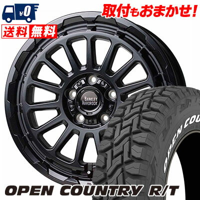 215/65R16 109/107Q TOYO TIRES OPEN COUNTRY R/T WHITE LETTER BARKLEY HARDROCK RIZARD サマータイヤホイール4本セット 【取付対象】
