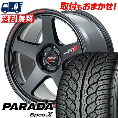 235/60R18 103V YOKOHAMA PARADA SpecX PA02 RMP RACING TR50 サマータイヤホイール4本セット 【取付対象】