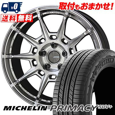 235/60R18 103V MICHELIN ミシュラン PRIMACY SUV+ GALERNA REFINO ガレルナ レフィーノ サマータイヤホイール4本セット 【取付対象】
