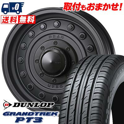 205/70R15 96H DUNLOP ダンロップ GRANDTREK PT3 DEAN COLORADO ディーン コロラド サマータイヤホイール4本セット 【取付対象】