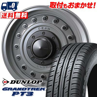 205/70R15 96H DUNLOP ダンロップ GRANDTREK PT3 DEAN COLORADO ディーン コロラド サマータイヤホイール4本セット 【取付対象】