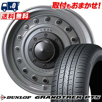 175/80R15 90S DUNLOP ダンロップ GRANDTREK PT5 DEAN COLORADO ディーン コロラド サマータイヤホイール4本セット 【取付対象】