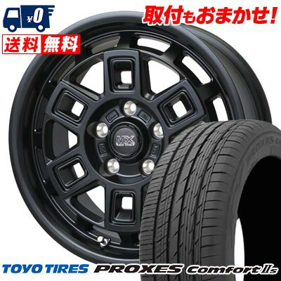 205/55R16 91V TOYO TIRES PROXES Comfort2s MAD CROSS AEVER サマータイヤホイール4本セット 【取付対象】