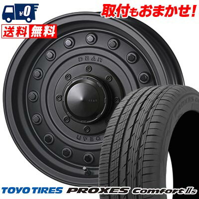 205/55R16 91V TOYO TIRES トーヨー タイヤ PROXES Comforts DEAN COLORADO ディーン コロラド サマータイヤホイール4本セット 【取付対象】