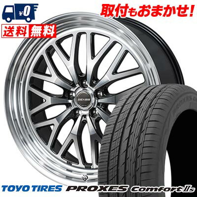 225/40R18 92W XL TOYO TIRES PROXES Comfort2s GEXSIS GM210 サマータイヤホイール4本セット 【取付対象】
