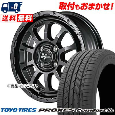 215/60R16 95V TOYO TIRES PROXES Comforts NITRO POWER M10 PERSHING BARREL BLACK EDITION サマータイヤホイール4本セット 【取付対象】