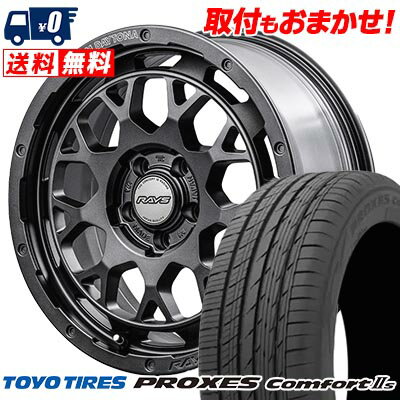 205/60R16 92V TOYO TIRES PROXES Comfort2s TEAM DAYTONA M9+ SPEC M サマータイヤホイール4本セット 【取付対象】