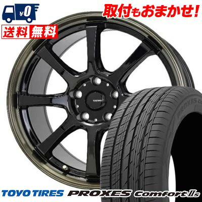 205/55R16 91V TOYO TIRES PROXES Comfort2s G・SPEED P-08 サマータイヤホイール4本セット 【取付対象】