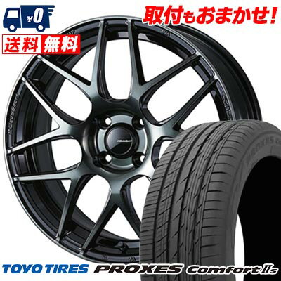 195/65R15 91H TOYO TIRES トーヨー タイヤ PROXES Comforts WedsSport SA-27R ウェッズスポーツ SA-27R サマータイヤホイール4本セット 【取付対象】