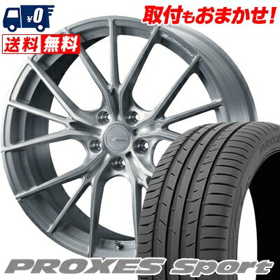 245/35R20 95Y XL TOYO TIRES PROXES sport WEDS F ZERO FZ-1 サマータイヤホイール4本セット 【取付対象】