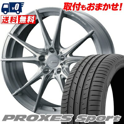 225/40R18 92Y XL TOYO TIRES PROXES sport WEDS F ZERO FZ-2 サマータイヤホイール4本セット 【取付対象】