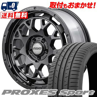 215/45R18 93Y XL TOYO TIRES PROXES sport TEAM DAYTONA M9+ SPEC M サマータイヤホイール4本セット 【取付対象】