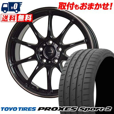 225/40R18 92Y XL TOYO TIRES PROXES Sport2 G-SPEED P-07 サマータイヤホイール4本セット 【取付対象】