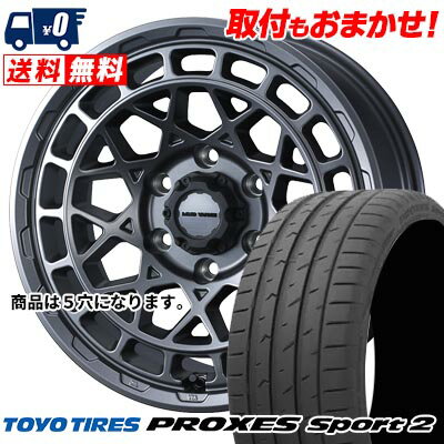 215/40R18 89Y XL TOYO TIRES PROXES Sport2 MUDVANCE X Type M サマータイヤホイール4本セット 【取付対象】