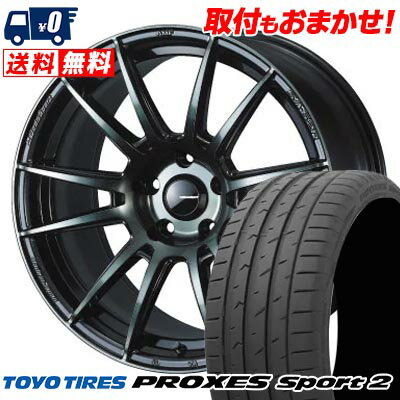225/40R18 92Y XL TOYO TIRES PROXES Sport2 WedsSport SA-62R サマータイヤホイール4本セット 【取付対象】