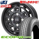 145/80R12 86/84N BRIDGESTONE ECOPIA R710 MAD CROSS AEVER サマータイヤホイール4本セット 【取付対象】