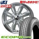 155/80R12 83/81N BRIDGESTONE ECOPIA R710 LaLa Palm CUP2 サマータイヤホイール4本セット 【取付対象】