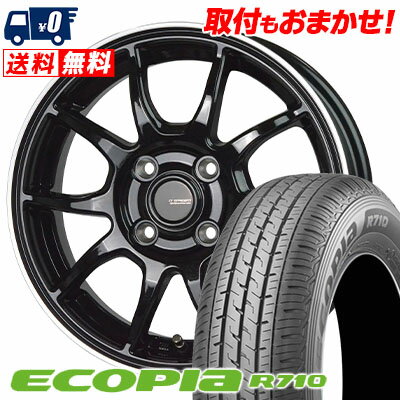 145/80R12 86/84N BRIDGESTONE ECOPIA R710 G-SPEED P-06 ޡۥ4ܥå ...
