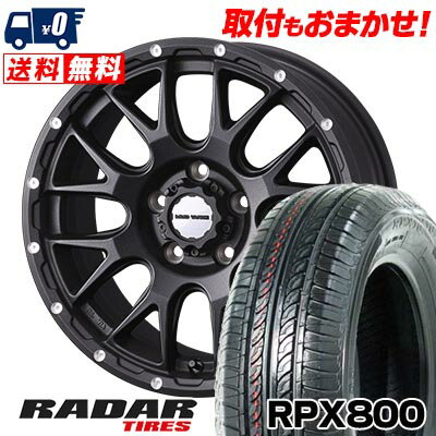 205/55R16 94W XL RADAR RPX800 MUDVANCE 08 サマータイヤホイール4本セット 【取付対象】