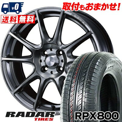 195/40R17 81W XL RADAR RPX800 WedsSport SA-25R サマータイヤホイール4本セット 【取付対象】