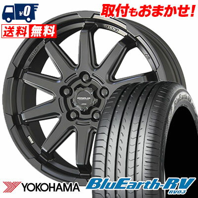 215/45R17 91W YOKOHAMA BLUE EARTH RV03 CIRCLAR C10S サマータイヤホイール4本セット 【取付対象】
