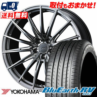 245/40R19 98W YOKOHAMA ヨコハマ BLUE EARTH RV03 ブルーアース RV03 WEDS F-ZERO FZ-4 ウェッズ エフゼロ FZ-4 サマータイヤホイール4本セット