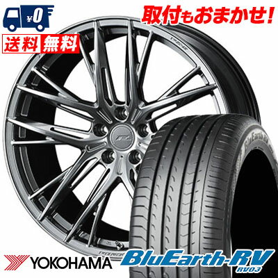 225/40R19 93W YOKOHAMA ヨコハマ BLUE EARTH RV03 ブルーアース RV03 F ZERO FZ-5 エフゼロ FZ-5 サマータイヤホイール4本セット【取付対象】