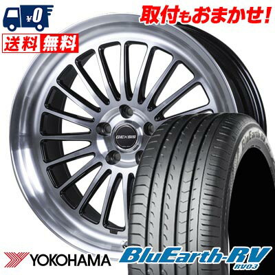 225/40R19 93W YOKOHAMA BLUE EARTH RV03 GEXSIS GF020 サマータイヤホイール4本セット 【取付対象】