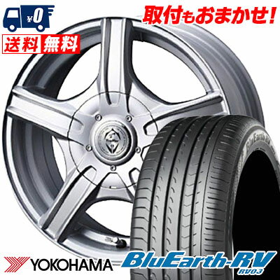 195/65R15 91H YOKOHAMA BLUE EARTH RV03 Treffer MH サマータイヤホイール4本セット 【取付対象】
