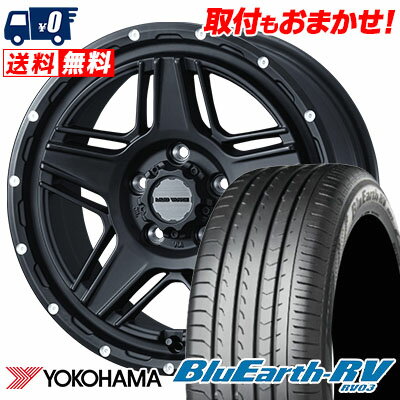 215/50R17 95V YOKOHAMA ヨコハマ BLUE EARTH RV03 ブルーアース RV03 MUDVANCE 07 マッドヴァンス07 サマータイヤホイール4本セット【取付対象】