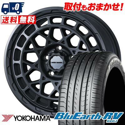 205/55R16 91W YOKOHAMA BLUE EARTH RV03 MUDVANCE X Type M サマータイヤホイール4本セット 【取付対象】