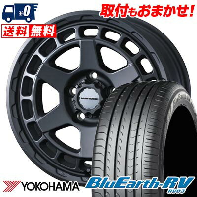 195/60R16 89V YOKOHAMA BLUE EARTH RV03 MUDVANCE X Type S サマータイヤホイール4本セット 【取付対象】