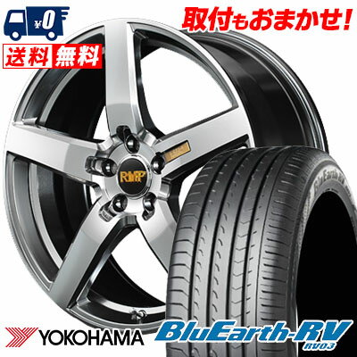 245/40R20 99W YOKOHAMA ヨコハマ BLUE EARTH RV03 ブルーアース RV03 RMP-050F アールエムピー 050エフ サマータイヤホイール4本セット